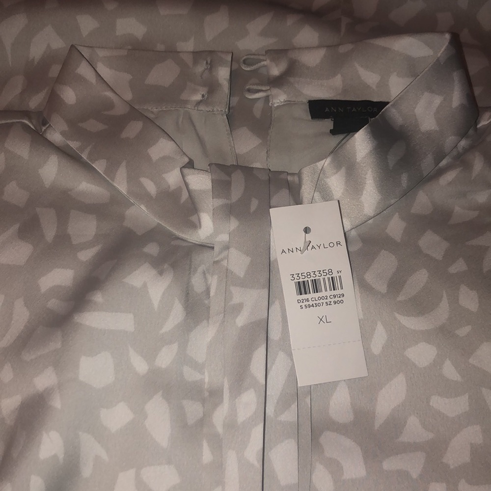 Ann Taylor Animal Print Twist Neck Shift Dress - Picture 4 of 6